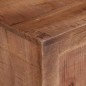 vidaXL Mueble para TV de madera maciza de mango rugosa 110x30x40 cm