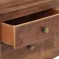 vidaXL Mueble para TV de madera maciza de mango rugosa 110x30x40 cm