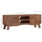 vidaXL Mueble para TV de madera maciza de mango rugosa 110x30x40 cm
