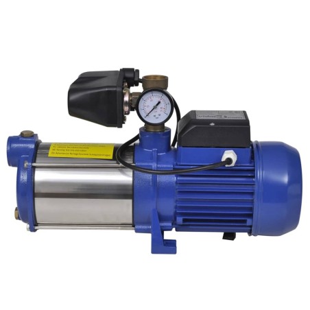 vidaXL Bomba de agua inyectores con calibre 1300 W 5100 L/h azul