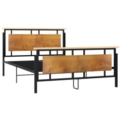 vidaXL Estructura de cama de metal 140x200 cm