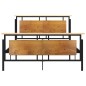 vidaXL Estructura de cama de metal 140x200 cm vidaXL Estructura de cama de metal 140x200 cm