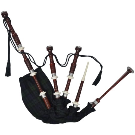 vidaXL Gaita escocesa de las Highland Royal Steward negro