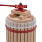 vidaXL Prensa de vino y fruta con paño de tela 24 L madera de roble vidaXL Prensa de vino y fruta con paño de tela 24 L madera de roble