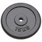 vidaXL Discos de pesas de hierro fundido 2 uds 2x15 kg vidaXL Discos de pesas de hierro fundido 2 uds 2x15 kg
