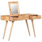 vidaXL Mesa tocador con espejo madera acacia maciza 112x45x76 cm vidaXL Mesa tocador con espejo madera acacia maciza 112x45x76 cm