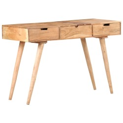 vidaXL Mesa tocador con espejo madera acacia maciza 112x45x76 cm