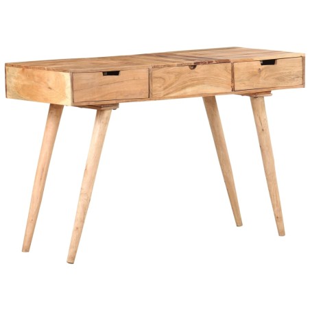 vidaXL Mesa tocador con espejo madera acacia maciza 112x45x76 cm