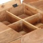 vidaXL Mesa tocador con espejo madera acacia maciza 112x45x76 cm vidaXL Mesa tocador con espejo madera acacia maciza 112x45x76 cm