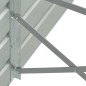 vidaXL Arriate de acero galvanizado gris 400x80x45 cm vidaXL Arriate de acero galvanizado gris 400x80x45 cm