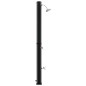 vidaXL Ducha solar exterior con rociador y grifo negro 35 L vidaXL Ducha solar exterior con rociador y grifo negro 35 L