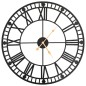 vidaXL Reloj de pared vintage movimiento cuarzo metal 60 cm XXL vidaXL Reloj de pared vintage movimiento cuarzo metal 60 cm XXL