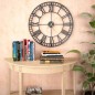 vidaXL Reloj de pared vintage movimiento cuarzo metal 60 cm XXL vidaXL Reloj de pared vintage movimiento cuarzo metal 60 cm XXL