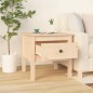 vidaXL Mesa auxiliar de madera maciza de pino 50x50x49 cm vidaXL Mesa auxiliar de madera maciza de pino 50x50x49 cm