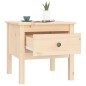 vidaXL Mesa auxiliar de madera maciza de pino 50x50x49 cm vidaXL Mesa auxiliar de madera maciza de pino 50x50x49 cm