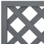 vidaXL Jardinera con enrejado gris WPC 65x33x135 cm vidaXL Jardinera con enrejado gris WPC 65x33x135 cm