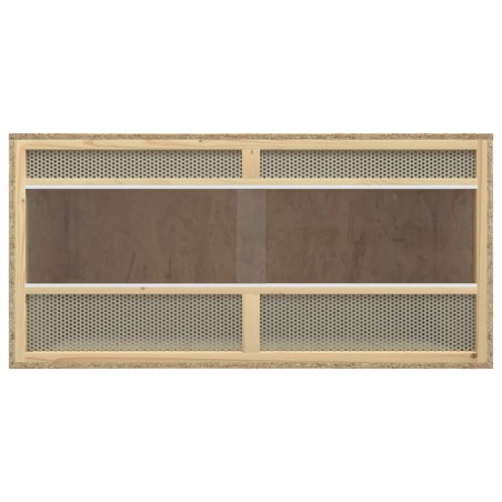 vidaXL Terrario de madera contrachapada 100x47x47 cm