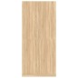vidaXL Armario de madera contrachapada color roble Sonoma 90x52x200 cm vidaXL Armario de madera contrachapada color roble Sonoma 90x52x200 cm