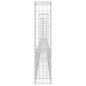 vidaXL Cesta de gaviones forma de U 4 postes de hierro 380x20x100 cm vidaXL Cesta de gaviones forma de U 4 postes de hierro 380x20x100 cm