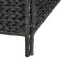 vidaXL Biombo divisor 5 paneles jacinto de agua negro 193x160 cm vidaXL Biombo divisor 5 paneles jacinto de agua negro 193x160 cm