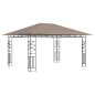 vidaXL Cenador con mosquitera gris taupe 4x3x2,73 m 180 g/m² vidaXL Cenador con mosquitera gris taupe 4x3x2,73 m 180 g/m²