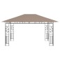 vidaXL Cenador con mosquitera gris taupe 4x3x2,73 m 180 g/m² vidaXL Cenador con mosquitera gris taupe 4x3x2,73 m 180 g/m²