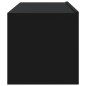 vidaXL Muebles TV pared 2 uds madera contrachapada negro 100x30x30 cm vidaXL Muebles TV pared 2 uds madera contrachapada negro 100x30x30 cm