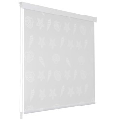   vidaXL Persiana enrollable de ducha estrella de mar 120x240 cm