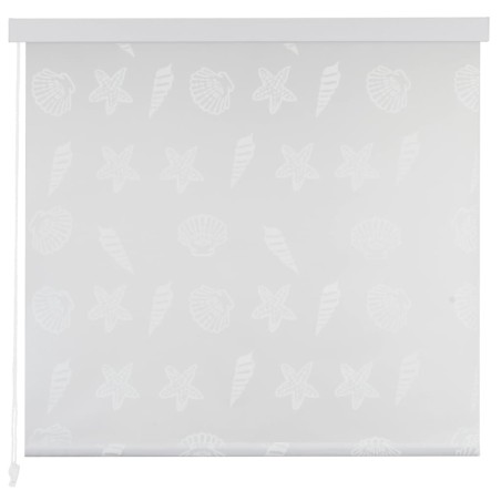   vidaXL Persiana enrollable de ducha estrella de mar 120x240 cm