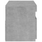 vidaXL Mueble de TV con luces LED gris hormigón 75x35x40 cm vidaXL Mueble de TV con luces LED gris hormigón 75x35x40 cm