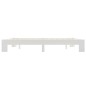 vidaXL Estructura de cama de madera maciza de pino blanco 160x200 cm