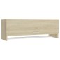 vidaXL Armario de madera contrachapada roble Sonoma 100x32,5x35 cm
