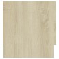 vidaXL Armario de madera contrachapada roble Sonoma 100x32,5x35 cm