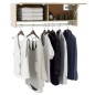 vidaXL Armario de madera contrachapada roble Sonoma 100x32,5x35 cm