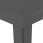 vidaXL Cenador con doble techo gris antracita 3x6 m