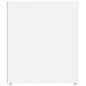 vidaXL Mueble para TV madera contrachapada blanco 100x35x40 cm