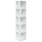 vidaXL Mueble esquina madera contrachapada blanco brillo 33x33x164,5cm vidaXL Mueble esquina madera contrachapada blanco brillo 33x33x164,5cm