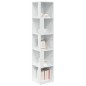 vidaXL Mueble esquina madera contrachapada blanco brillo 33x33x164,5cm vidaXL Mueble esquina madera contrachapada blanco brillo 33x33x164,5cm