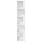 vidaXL Mueble esquina madera contrachapada blanco brillo 33x33x164,5cm vidaXL Mueble esquina madera contrachapada blanco brillo 33x33x164,5cm