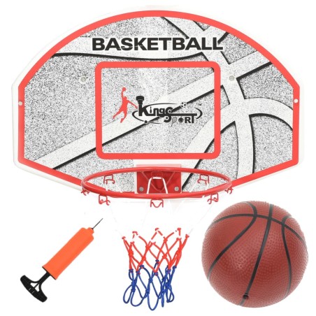 vidaXL Set de canasta baloncesto de pared 5 pzas 66x44,5 cm