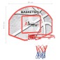 vidaXL Set de canasta baloncesto de pared 5 pzas 66x44,5 cm vidaXL Set de canasta baloncesto de pared 5 pzas 66x44,5 cm