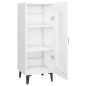 vidaXL Aparador de madera contrachapada blanco 34,5x34x90 cm vidaXL Aparador de madera contrachapada blanco 34,5x34x90 cm
