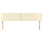 vidaXL Cabeceros 2 unidades cuero sintético color crema 100x5x78/88 cm vidaXL Cabeceros 2 unidades cuero sintético color crema 100x5x78/88 cm