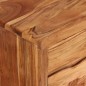 vidaXL Mueble de TV madera maciza acacia puertas talladas 117x30x40 cm vidaXL Mueble de TV madera maciza acacia puertas talladas 117x30x40 cm