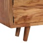 vidaXL Mueble de TV madera maciza acacia puertas talladas 117x30x40 cm vidaXL Mueble de TV madera maciza acacia puertas talladas 117x30x40 cm