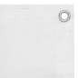 vidaXL Toldo para balcón tela oxford blanco 75x400 cm vidaXL Toldo para balcón tela oxford blanco 75x400 cm