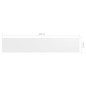 vidaXL Toldo para balcón tela oxford blanco 75x400 cm vidaXL Toldo para balcón tela oxford blanco 75x400 cm