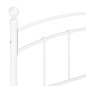 vidaXL Estructura de cama de metal blanco 140x200 cm vidaXL Estructura de cama de metal blanco 140x200 cm