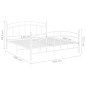 vidaXL Estructura de cama de metal blanco 140x200 cm vidaXL Estructura de cama de metal blanco 140x200 cm