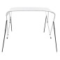 vidaXL Toldo Bimini de 3 arcos blanco 183x140x137 cm vidaXL Toldo Bimini de 3 arcos blanco 183x140x137 cm